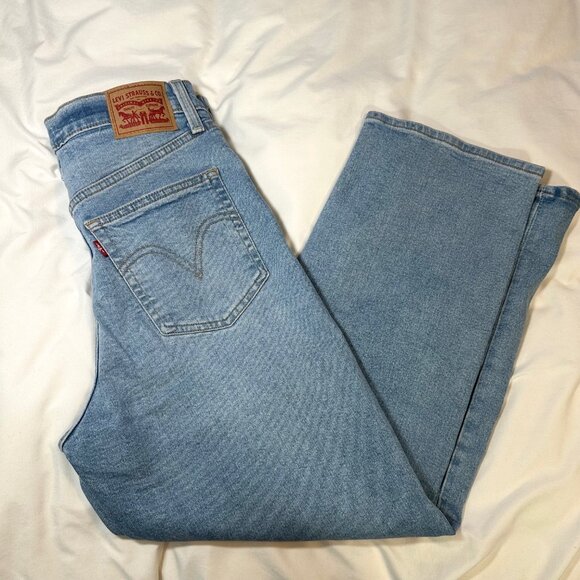 Levi's Ribcage Straight Ankle Hidden Button Fly Jeans 29 - Picture 4 of 16